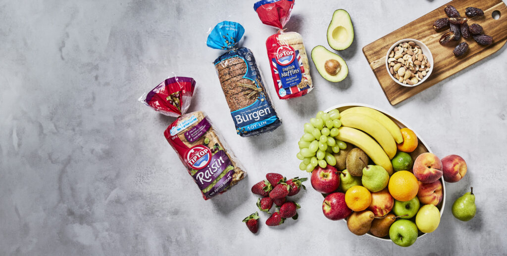 Get more from your office fruit delivery service by adding bread, nuts and snacking vegies to your order
